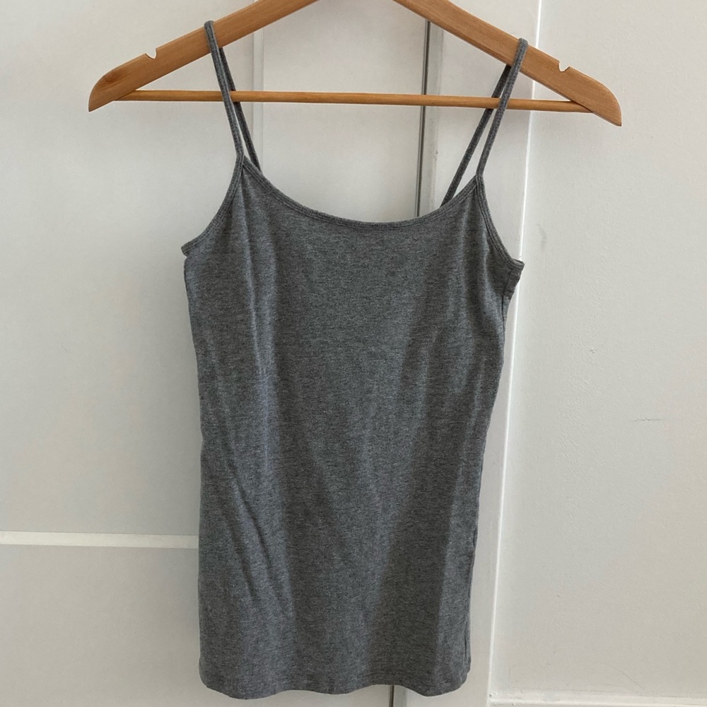 FREE W PURCHASE Cami Camisole Gray Grey Charcoal S